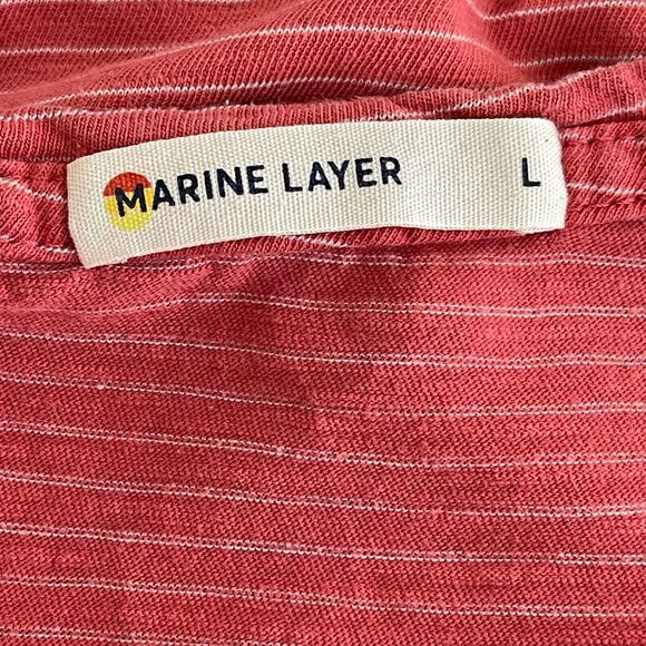 Marine Layer 2021 Saddle Pocket Tee Men's Size Large - Picture 3 of 10